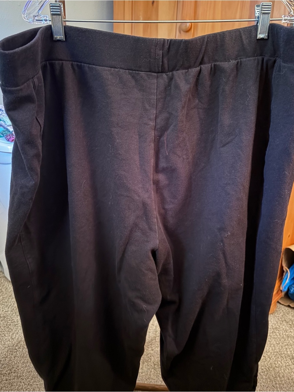 Terra & Sky Black Cropped Pants